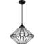 Luminaire suspendu noir mat 1 lumière Olivier