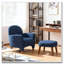 Chaise de loisir rembourrée avec repose-pieds-72487821