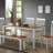 Raffe Solid Wood Base Dining Table-577235881