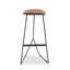 Bucyrus Upholstered Counter Stool with Metal Frame-1540806505