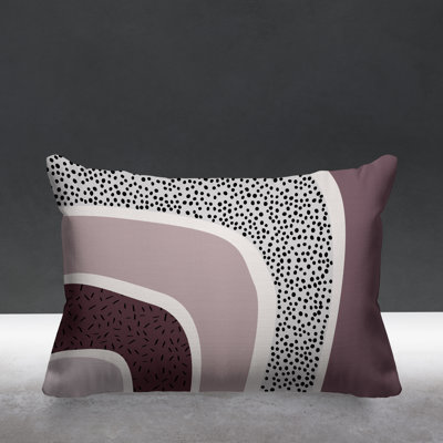 Abstract Outdoor Reversible Throw Pillow