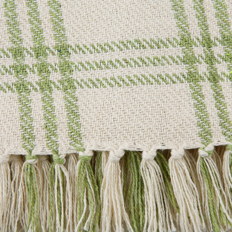 Jeté 100% coton , Vert
