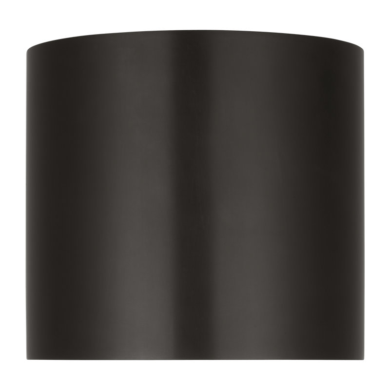 Dola 1 - Light LED Flush Mount, Clear/Bronze, Bronze, 5.5" H x 6" W x 6" D