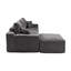 Seater Sectional Sofa Cloud Couch With Chaise With Ottman,(Corduroy)-846394395-842959935