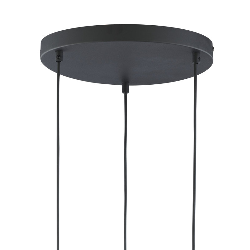 Saucedo 3 - Light Cluster Pendant, Transparent/Brown