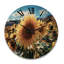 Horloge murale en bois massif Stauton-1445406666