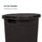  60L Slim Laundry Hamper, Clothes Basket, Lid, Wicker Style, Plastic-73408764