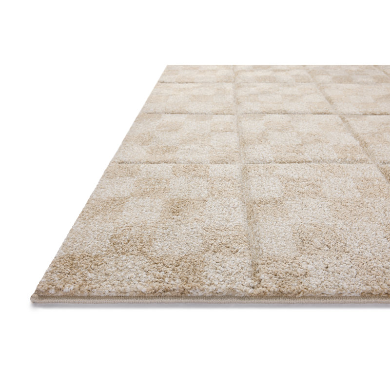 Manali Oatmeal / Sand Area Rug, Square 1'6"