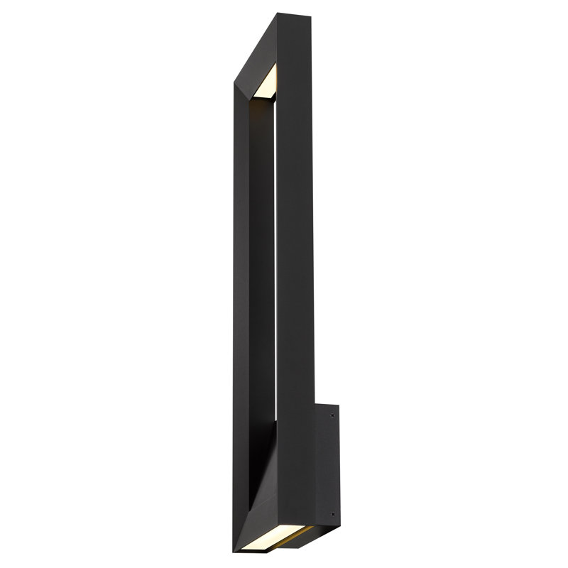 Contemporary Design LED Wall Sconce, 28" H x 3.5" W x 10" D, 44 W
