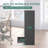 15.2"W 5-Drawer Locking Metal Vertical File Cabinet - Heavy-Duty Home Office Storage for A4/Letter/Legal/F4-1451491893-1416043462