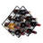 Dominique 8 Bottle Tabletop Wine Bottle Rack in Black