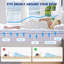 4-Inch Double Layer Mattress Topper - 2-Inch Memory Foam + 2-Inch Cooling Cover for Back Pain Relief-1387048240
