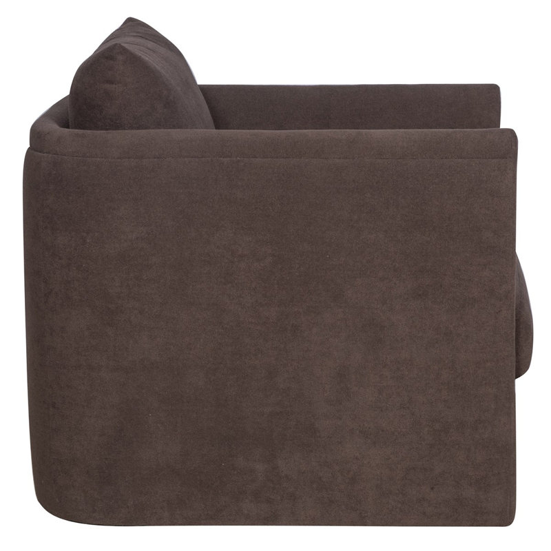 Liam Stocked Swivel Chair, Kofi Mink