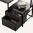 Sholpan LED L-Shaped Desk with Cabinet with Power Outlets-1852004191-1831091177