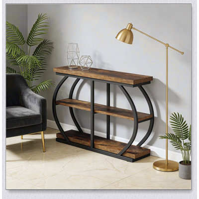 Grande table de rangement pour hall d'entrée et console