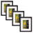 Lennert Matte Picture Frame - Set of 4 with Mat-1951566123-1951566122