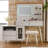 Modern Makeup Vanity Desk With Adjustable LED Lights, Built-In Power Outlet, And Retractable Dressing Table, Compact And Stylish For Bedroom Use-459677055