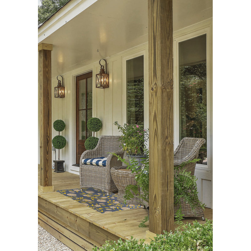 Francesca Non-Slip Floral Outdoor Doormat