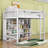 Illar Full Loft Bed with Shelves by SATING-2133466787