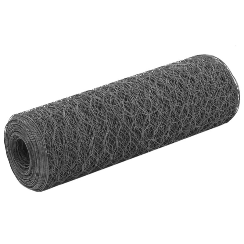 Hollansburg Grey Plastic Wire/Mesh Fence