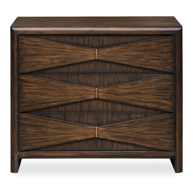 Bowtie 3 Drawer Mid-Century Chest
