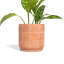 Grid Small Terracotta Planter-1770816544