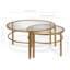 Ensemble de 2 tables basses gigognes à 4 pieds Gaia-489612847