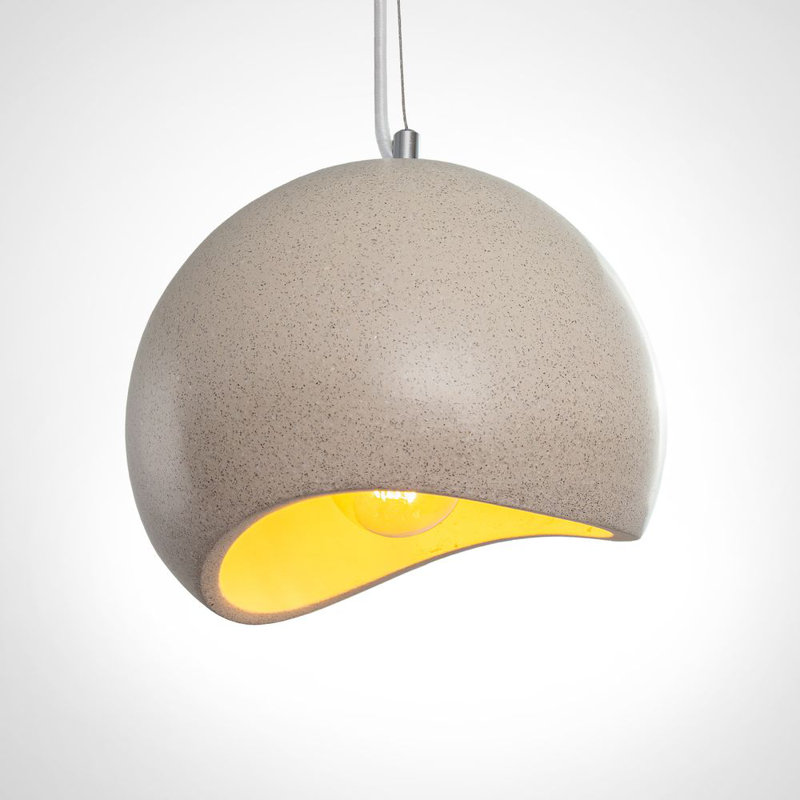 Soderberg 1 - Light Dome Pendant, Sandstone White, White