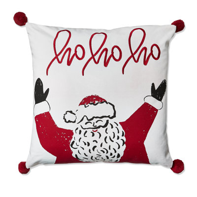 Ho Ho Ho Santa Pillow