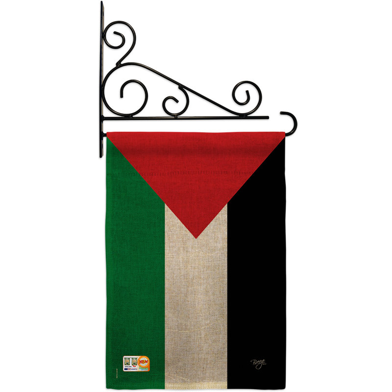 Double Sided 18.5'' H x 13'' W Burlap Garden Flag