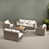 Coussin beige / structure grise est en rupture de stock