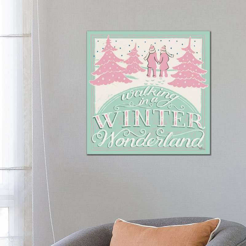 Merry Little Christmas III Vintage 1 Piece Wrapped Canvas Wall Art, 66.04 cm H x 66.04 cm W x 3.175 cm D