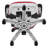 Siyer Mid-Back Mesh Ergonomic Office Chair with Adjustable Arms-796339958-767103203