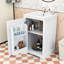 Meuble-lavabo autoportant de 20 po avec armoire durable-727530641