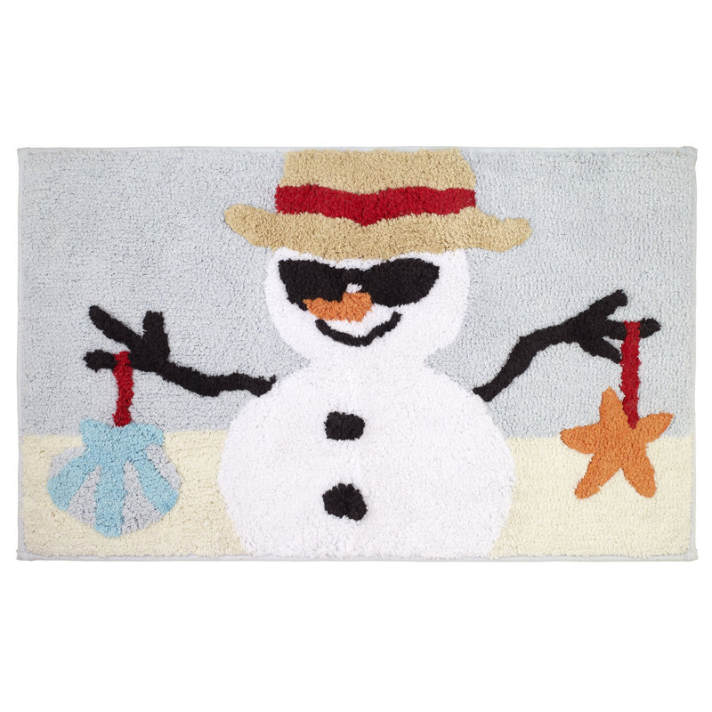 Dameon Cotton Non-Slip Bath Rug