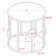 Chequetta Glass End Table