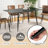Modern Minimalist Extendable Dining Table Set （1Table and 4 Chairs）-95947539