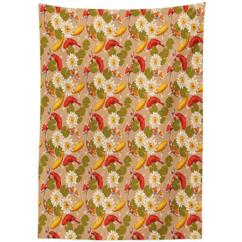 Asian Tablecloth, 90" L x 60" W