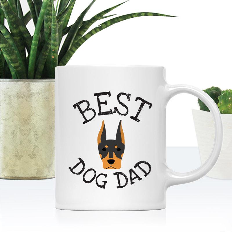 Tasse à café Best Dog Dad, Doberman