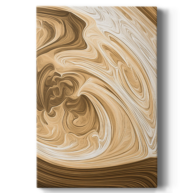 Abstrait, toile tendue avec châssis de format CD XXIX - Prêt à être accroché, H 18 po x l 12 po