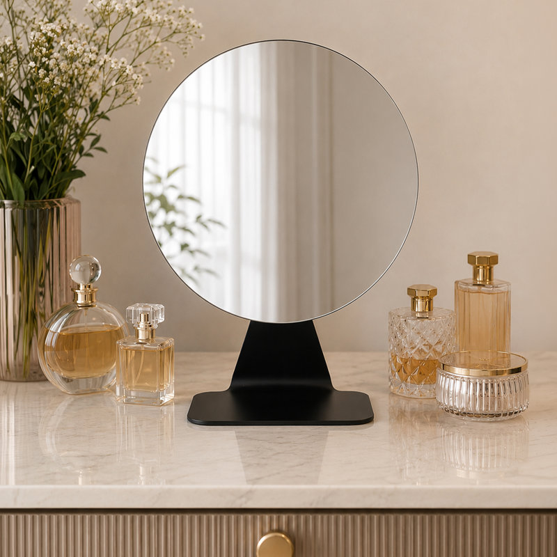 Round Floor Mirror