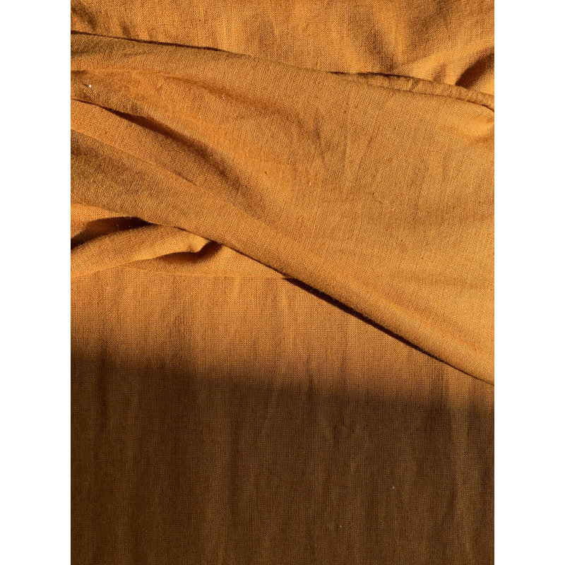 Natural Linen/Cotton Blend Sheet Set, Full/Double, Camel