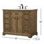 Ensemble de meuble-lavabo simple 42 po Hermes-73360063