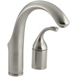 Forté Two-Hole Single Handle Kitchen Faucet with Lever Handle