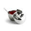 Fruit Apple Honey Pot with Spoon Nickel Plate-69153919