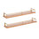 Tablette en bois et métal 24 po, naturel