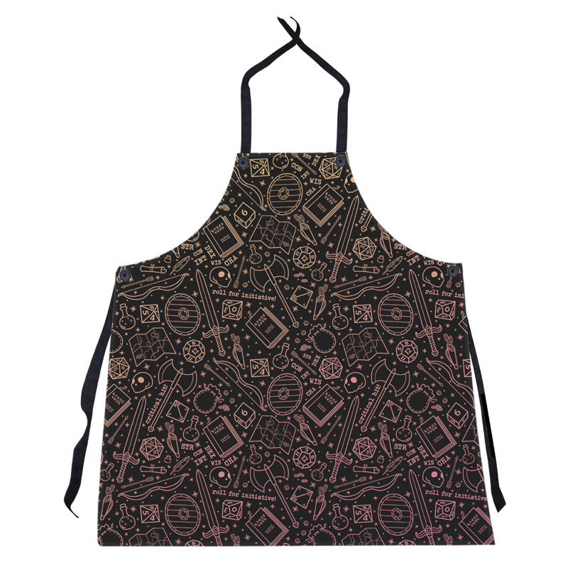 Bib Apron, Yellow/Pink Ombre