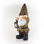 Statue gnome avec lanterne