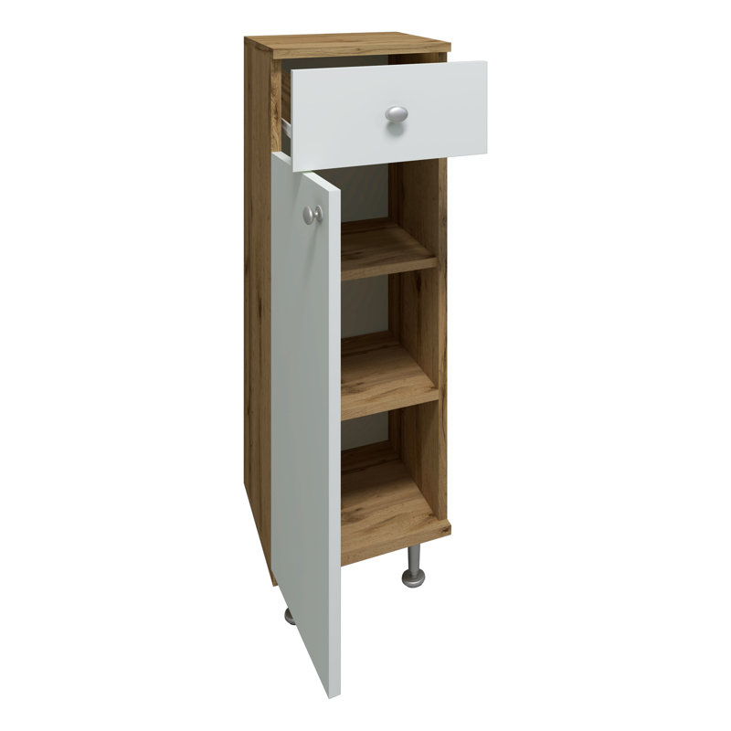 Senon Bathroom Cabinet, Wotan/White