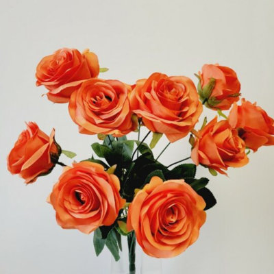 Rose Bush Artificial Flowers